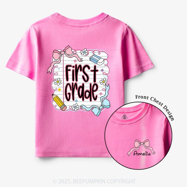 Personalized Back To School Bundle Toddler&Kid's Tees Beepumpkin
