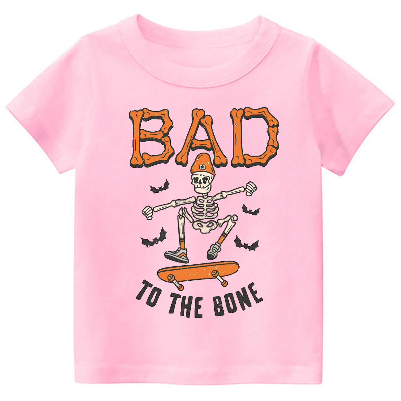 Bad To The Bone Halloween Kids Shirt 