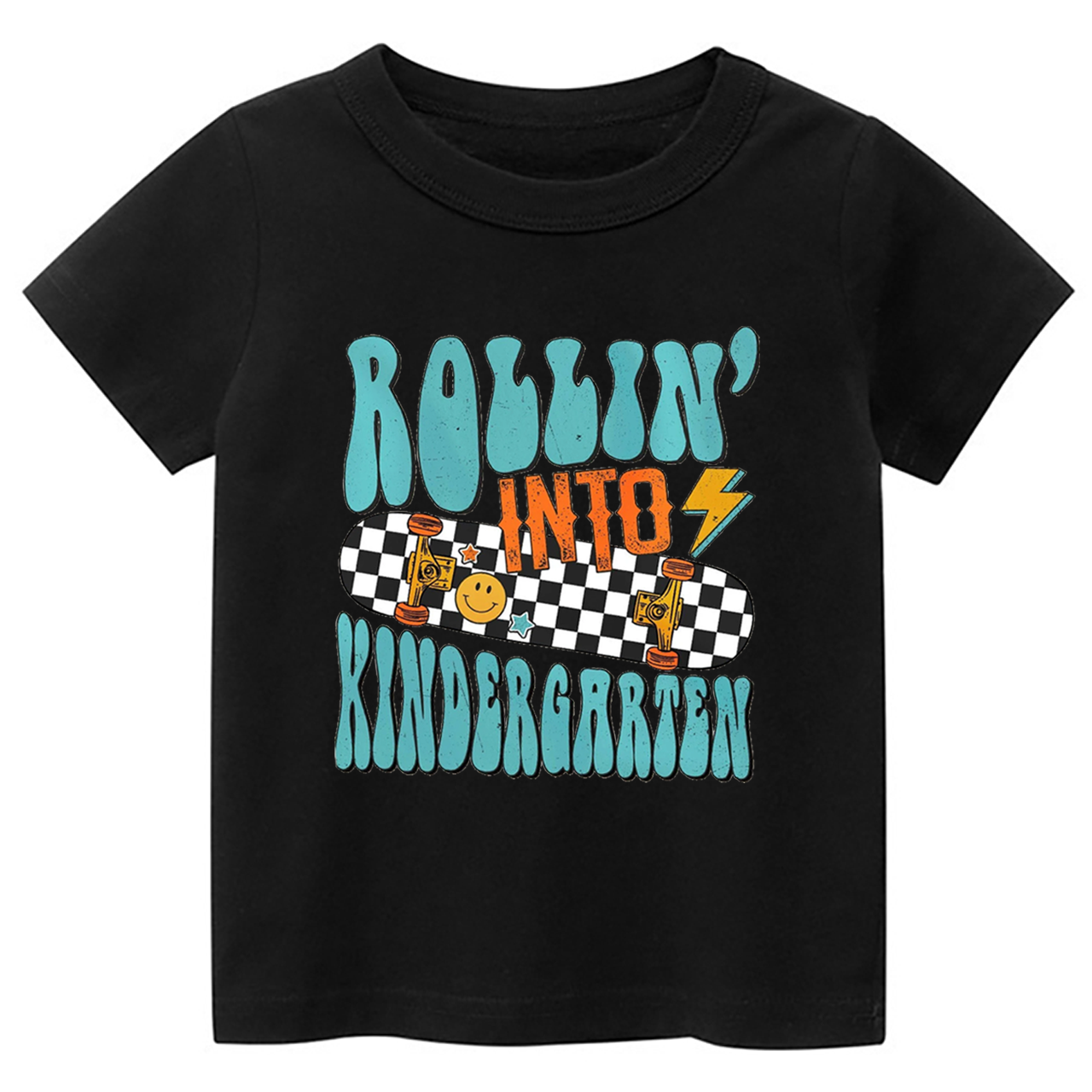 Rolling Into Kindergarten Toddler&Kids Tees 