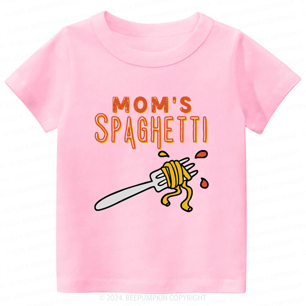 Cute Mom's Spaghetti Toddler&Kids Tees 7