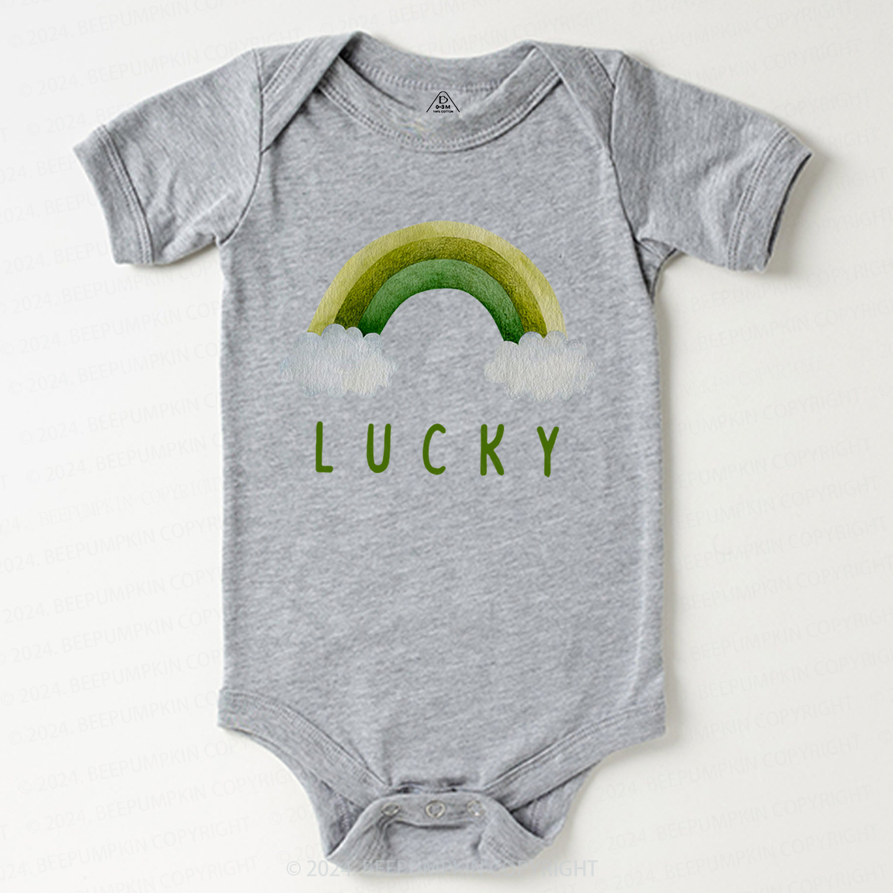 Lucky Of the Rainbow St.Patricks Day Baby Bodysuit Beepumpkin