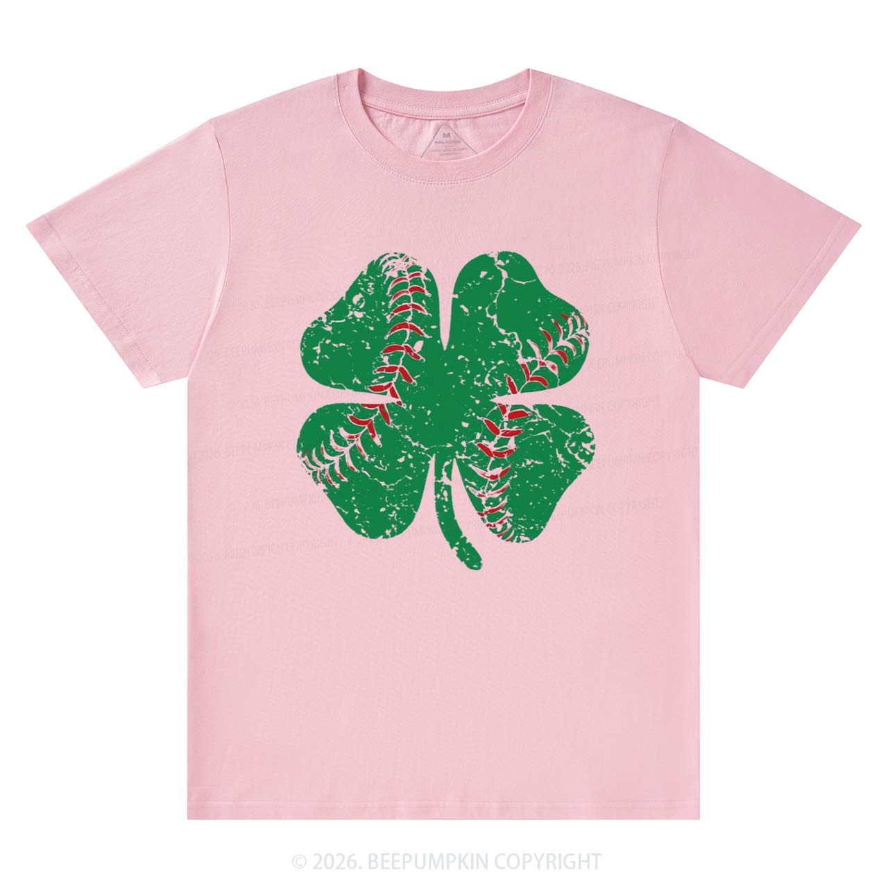 Baseball Shamrock St Patrick's Day T-Shirts Beepumpkin