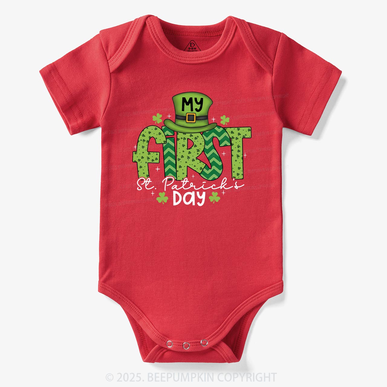 Baby’s First Luck St. Patrick's Day Bodysuit Beepumpkin