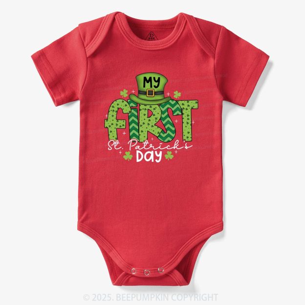 Baby’s First Luck St. Patrick's Day Bodysuit Beepumpkin
