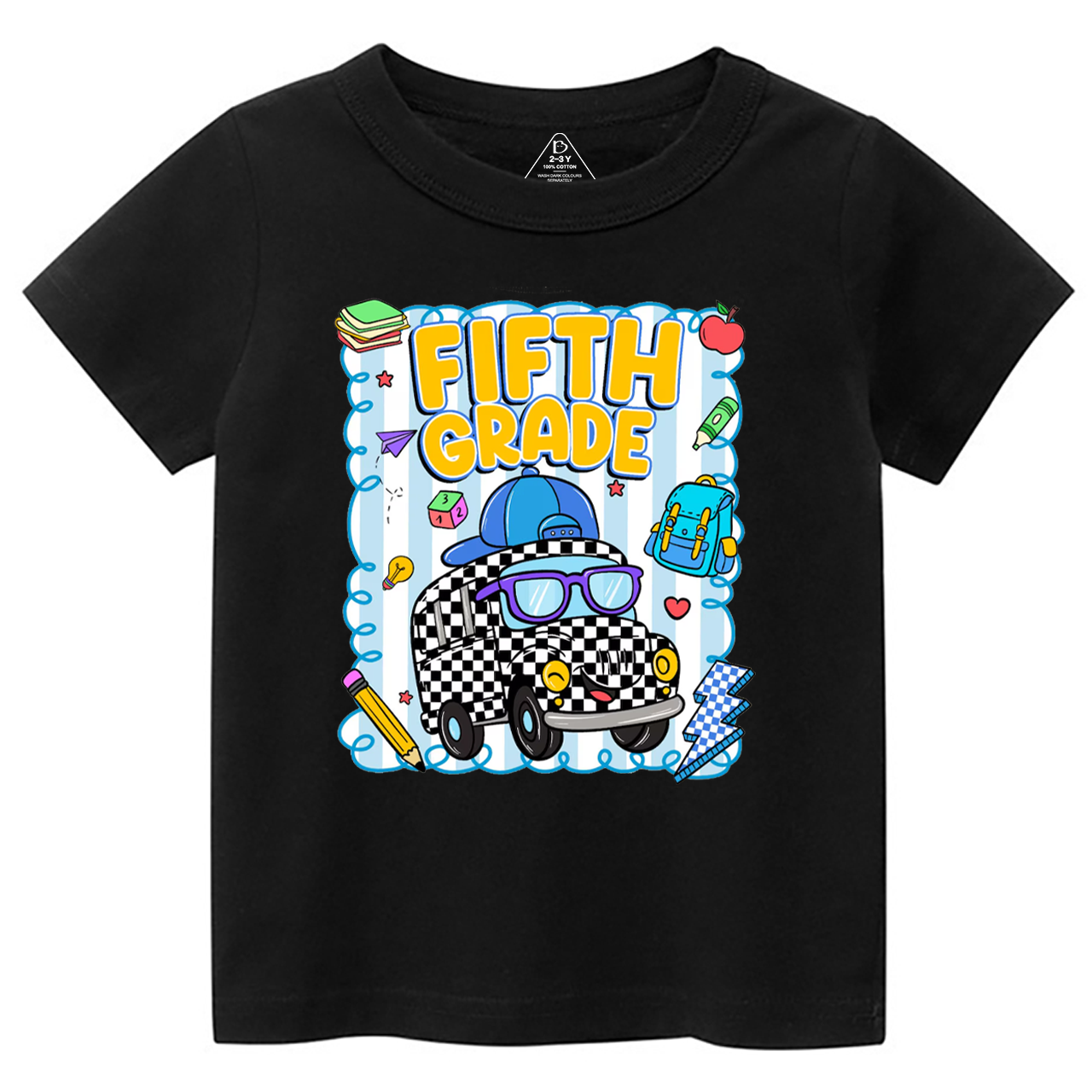 Personalized Toot Toot School Bus Toddler&Kid's Tees Beepumpkin 