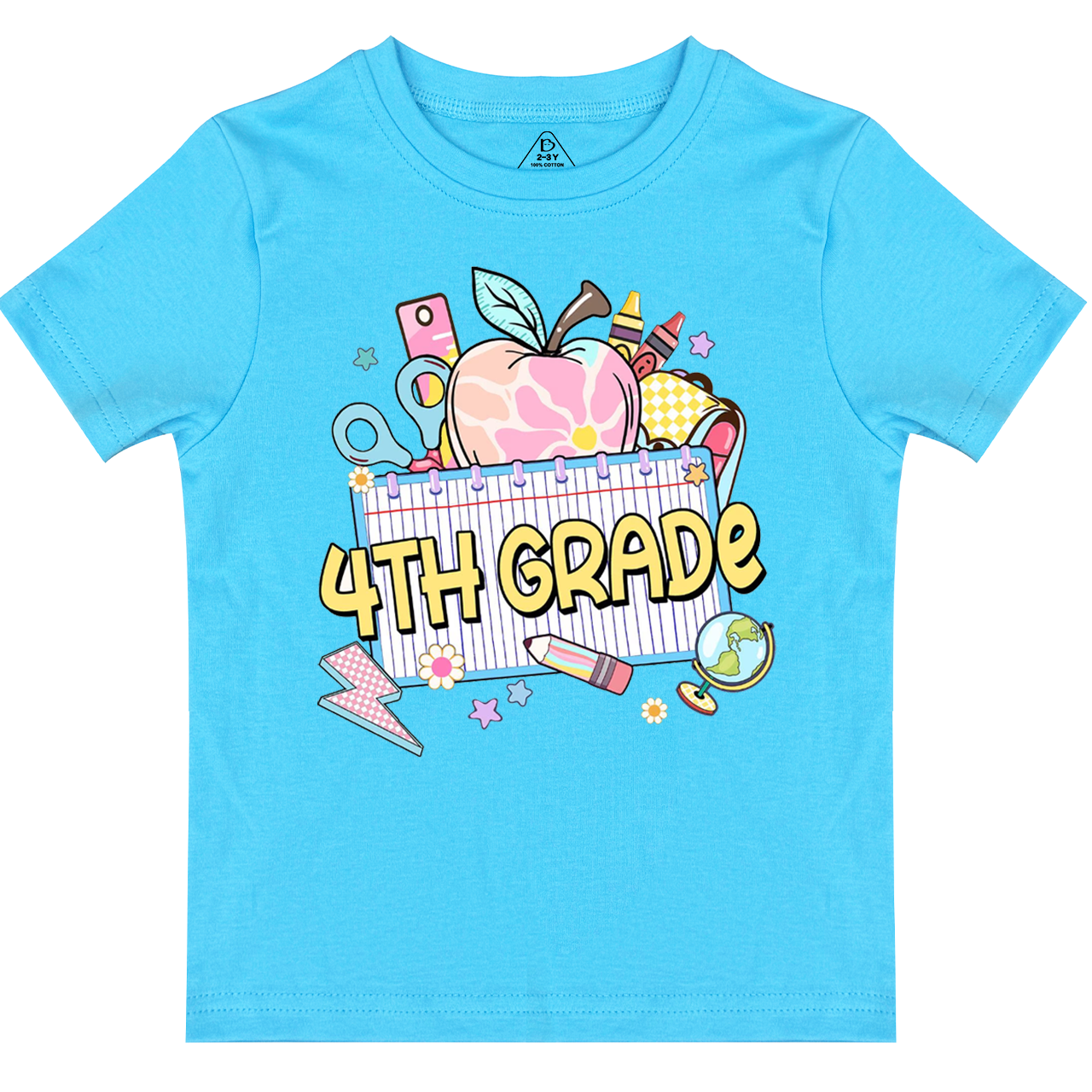 Personalized Pink Apple Back To School Gift Pack Toddler&Kid's Tees Beepumpkin 