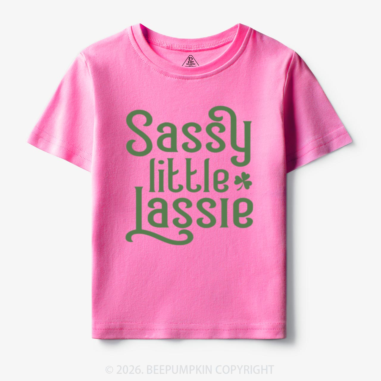 Sassy Little Lassie St. Patrick's Day Toddler&Kid's Tees Beepumpkin