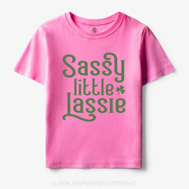 Sassy Little Lassie St. Patrick's Day Toddler&Kid's Tees Beepumpkin