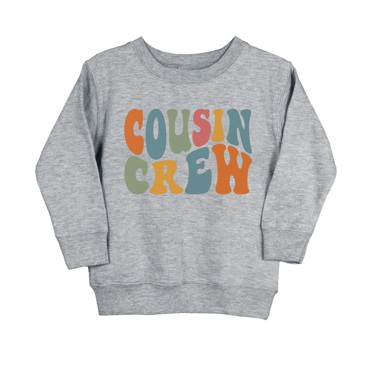 Retro Cousin Crew Sweatshirt For Kids