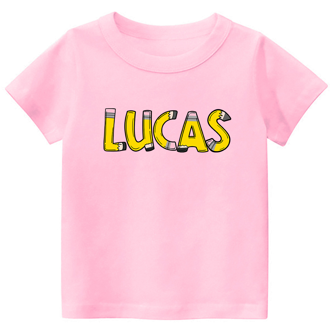 Personalized Pencil Back To School Toddler Shirts