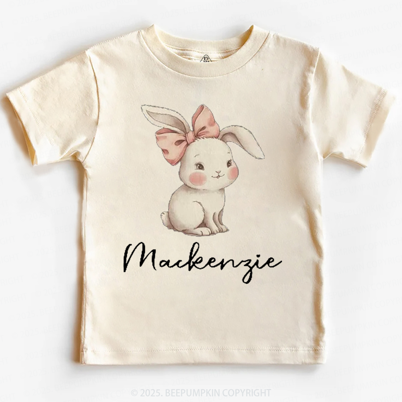 Personalized Name Easter Bunny Toddler&Kid's Tees Beepumpkin