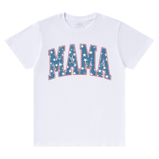 Retro USA Comfort Color Mama T-Shirts
