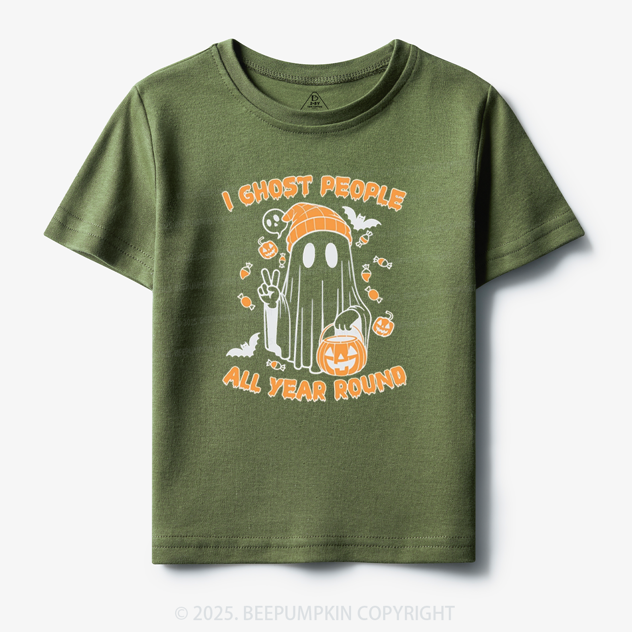 I Ghost People All Year Round Toddler&Kid's Tees Beepumpkin
