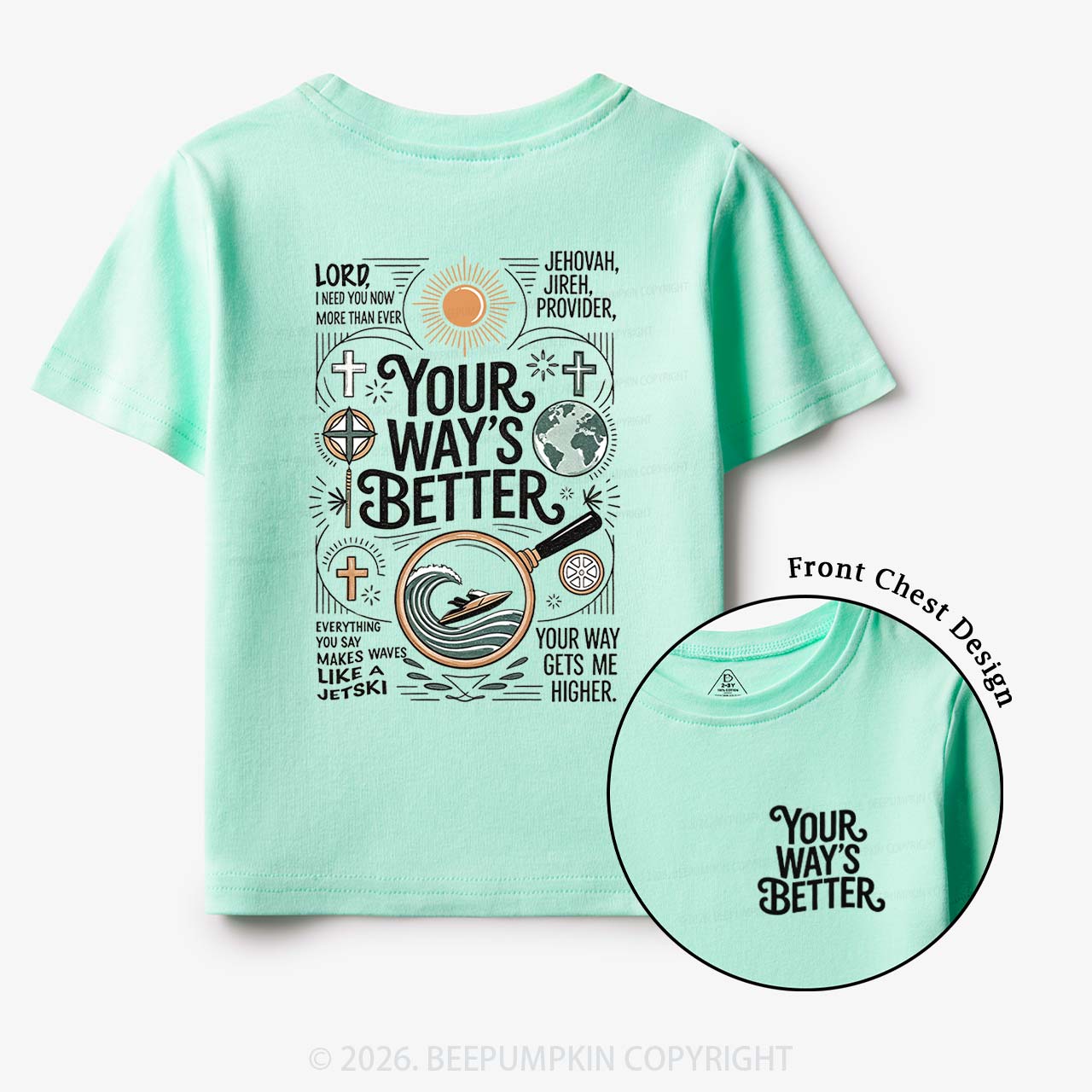Your Way's Better Christian Toddler&Kid's Tees