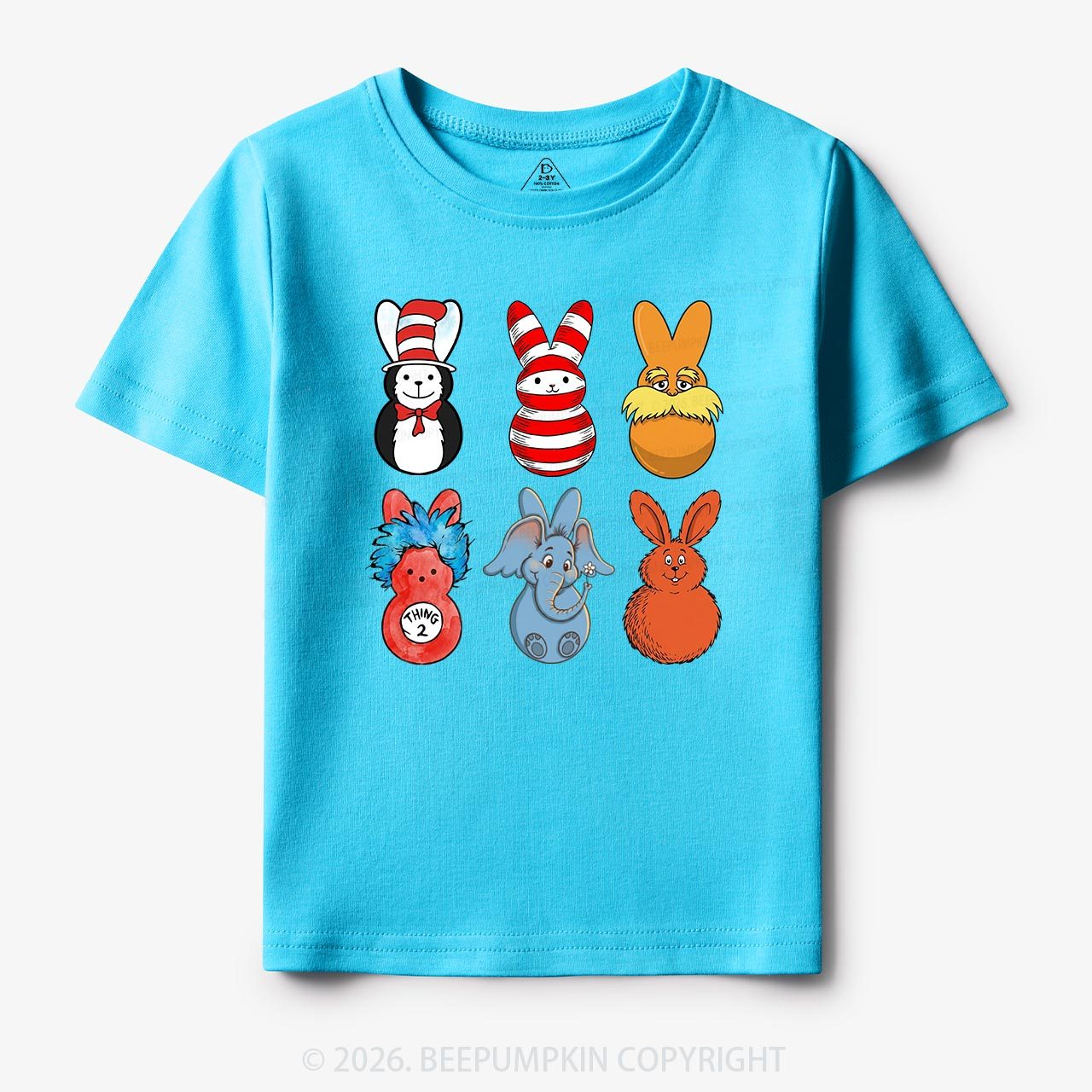 Storybook Bunny Tumbler Toddler&Kids Shirts