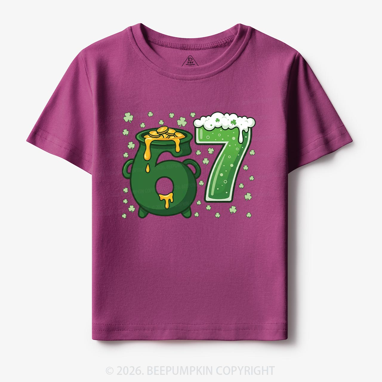 Six Seven St Patrick's Day Toddler&Kid's Tees Beepumpkin
