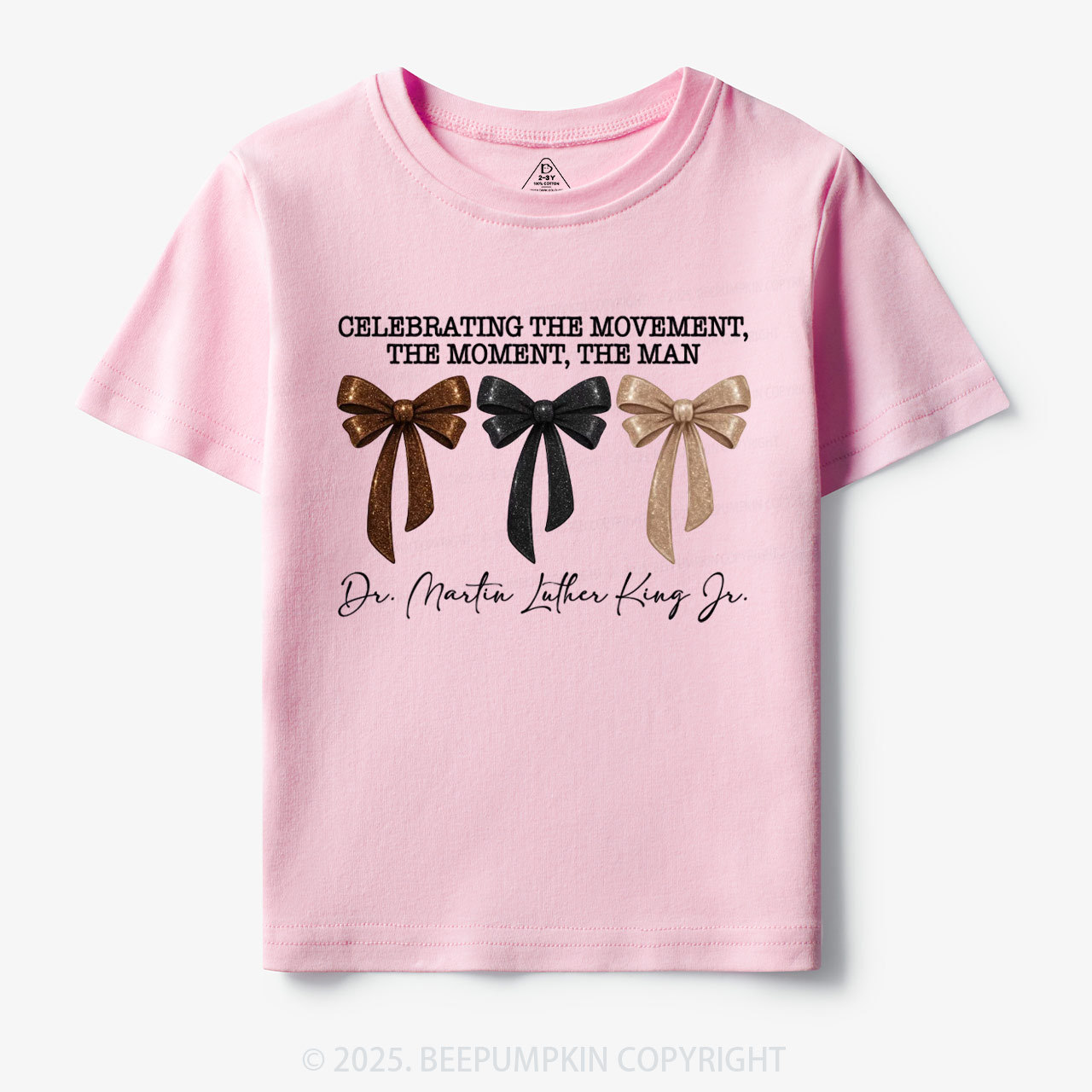 Golden Dream Bows Toddler&Kid's Tees Beepumpkin