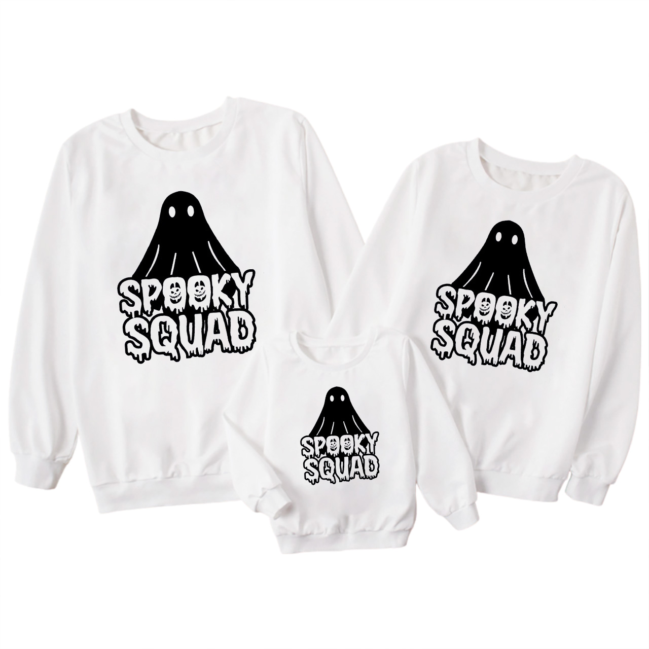 Spooky Squad Halloween Matching Sweatshirts For Family