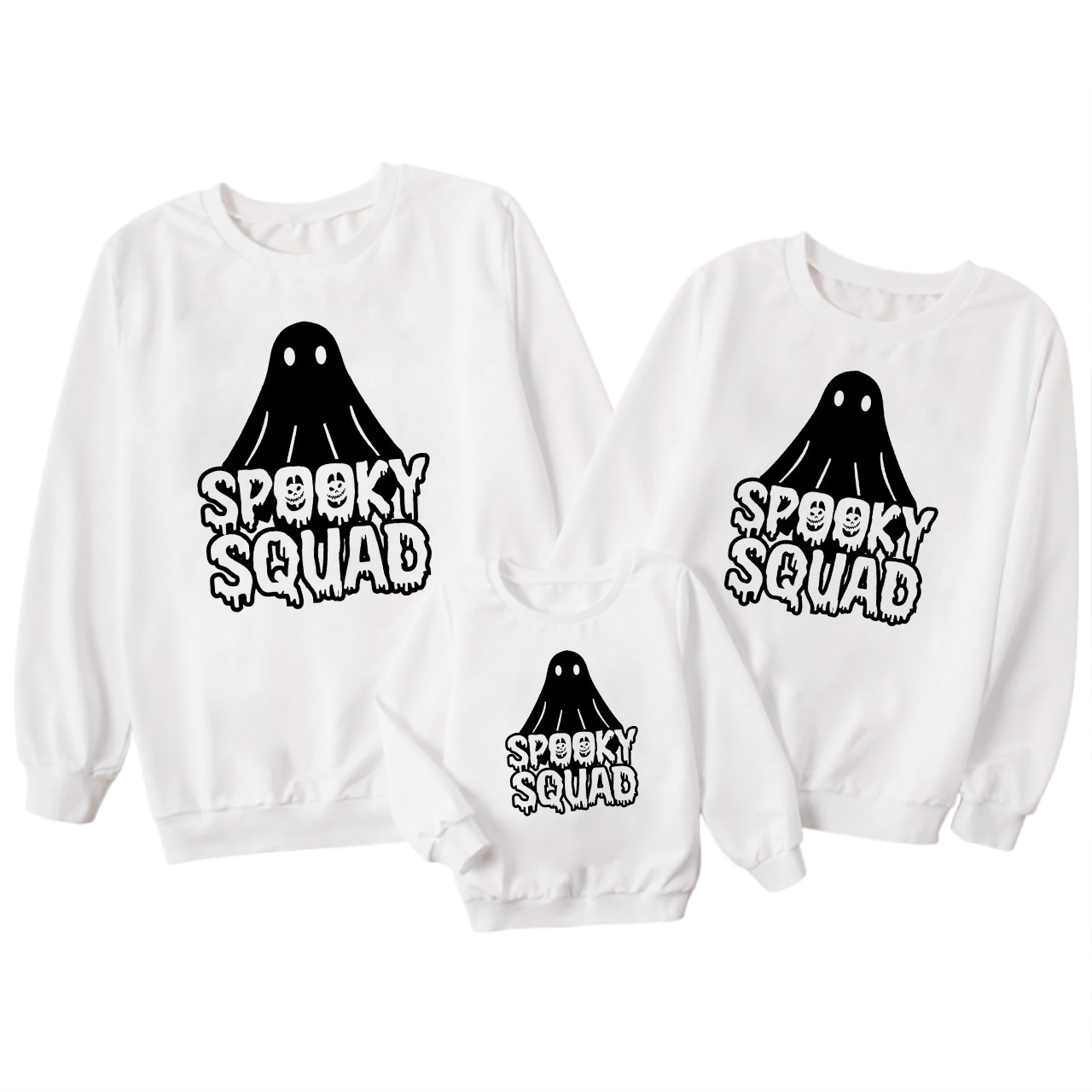 Spooky Squad Halloween Matching Sweatshirts For Family