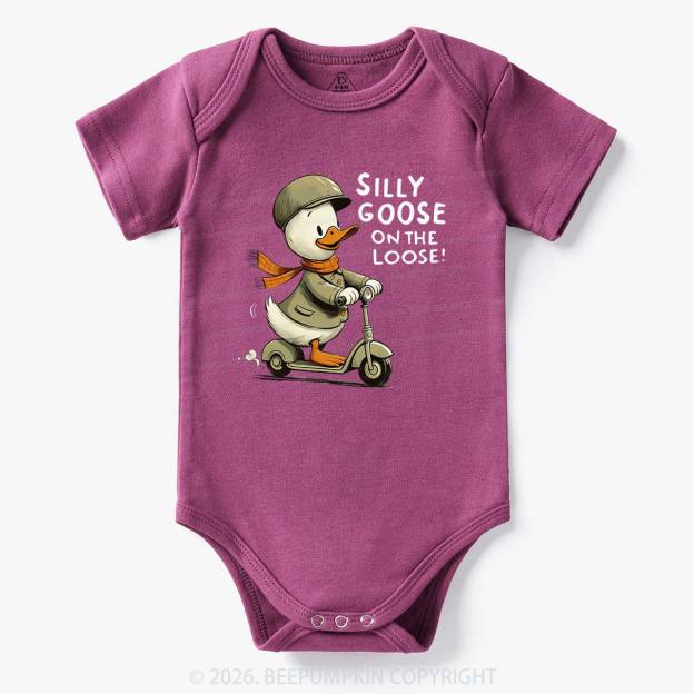 Silly Goose on the Loose Funny Bodysuit