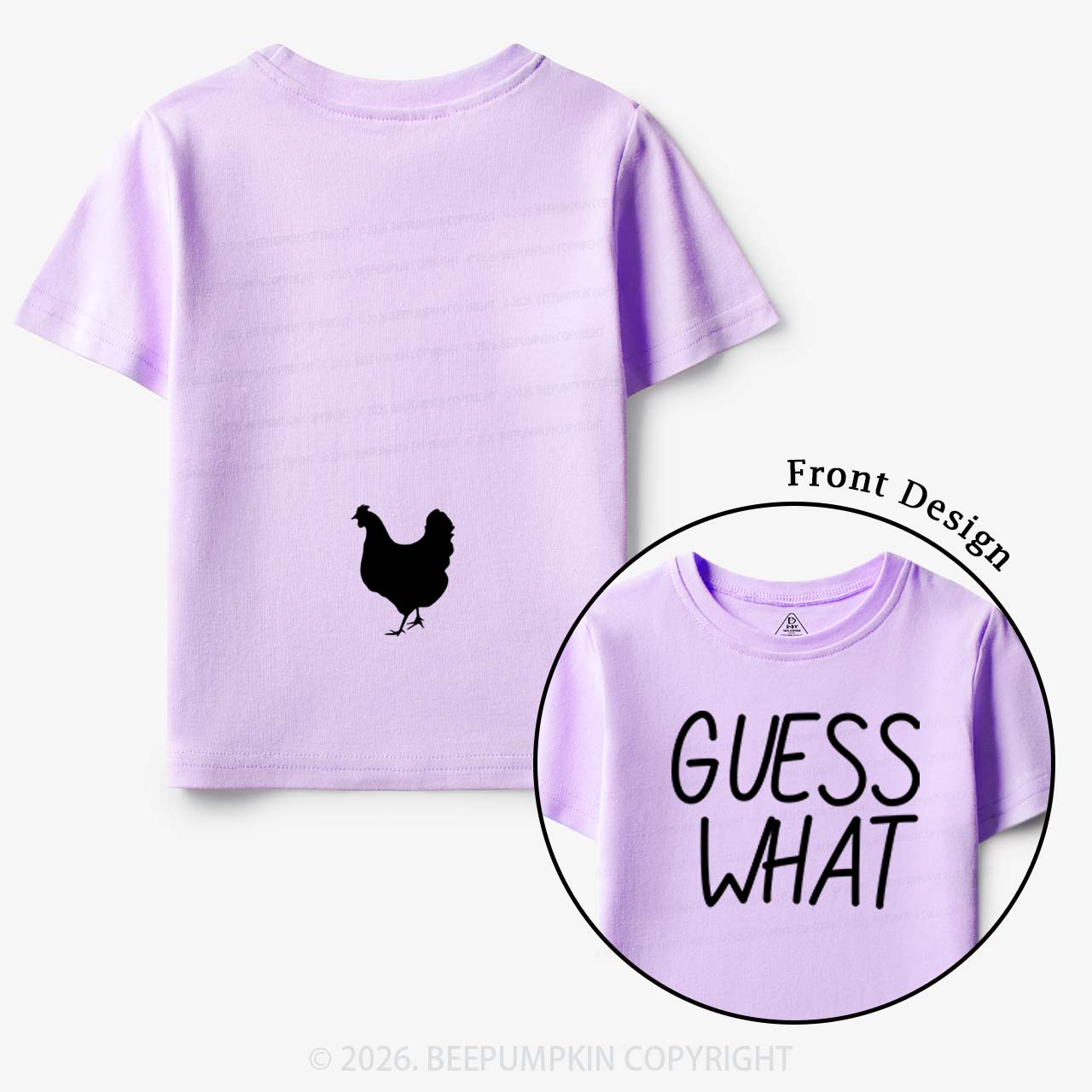 Guess What Chicken Butt Toddler&Kids Shirts