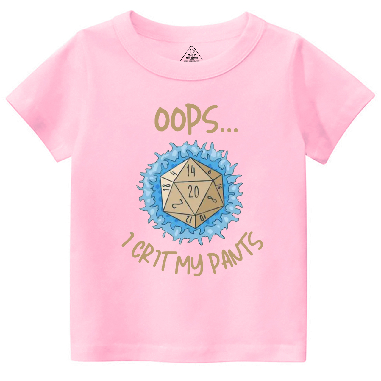 Oops I Crit My Pants Toddler&Kid's Tees Beepumpkin 7
