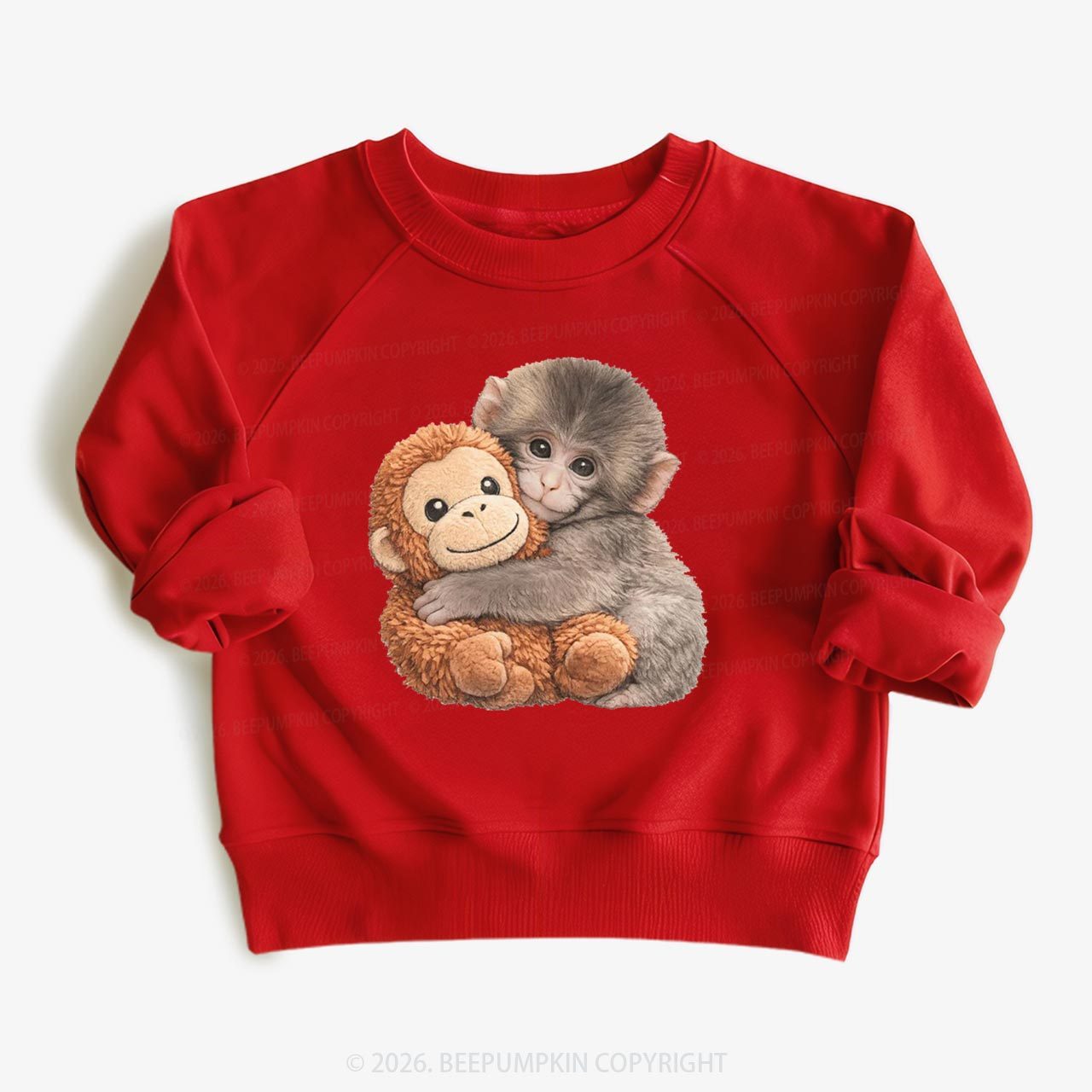 Punch The Monkey Kid's Sweatshirt