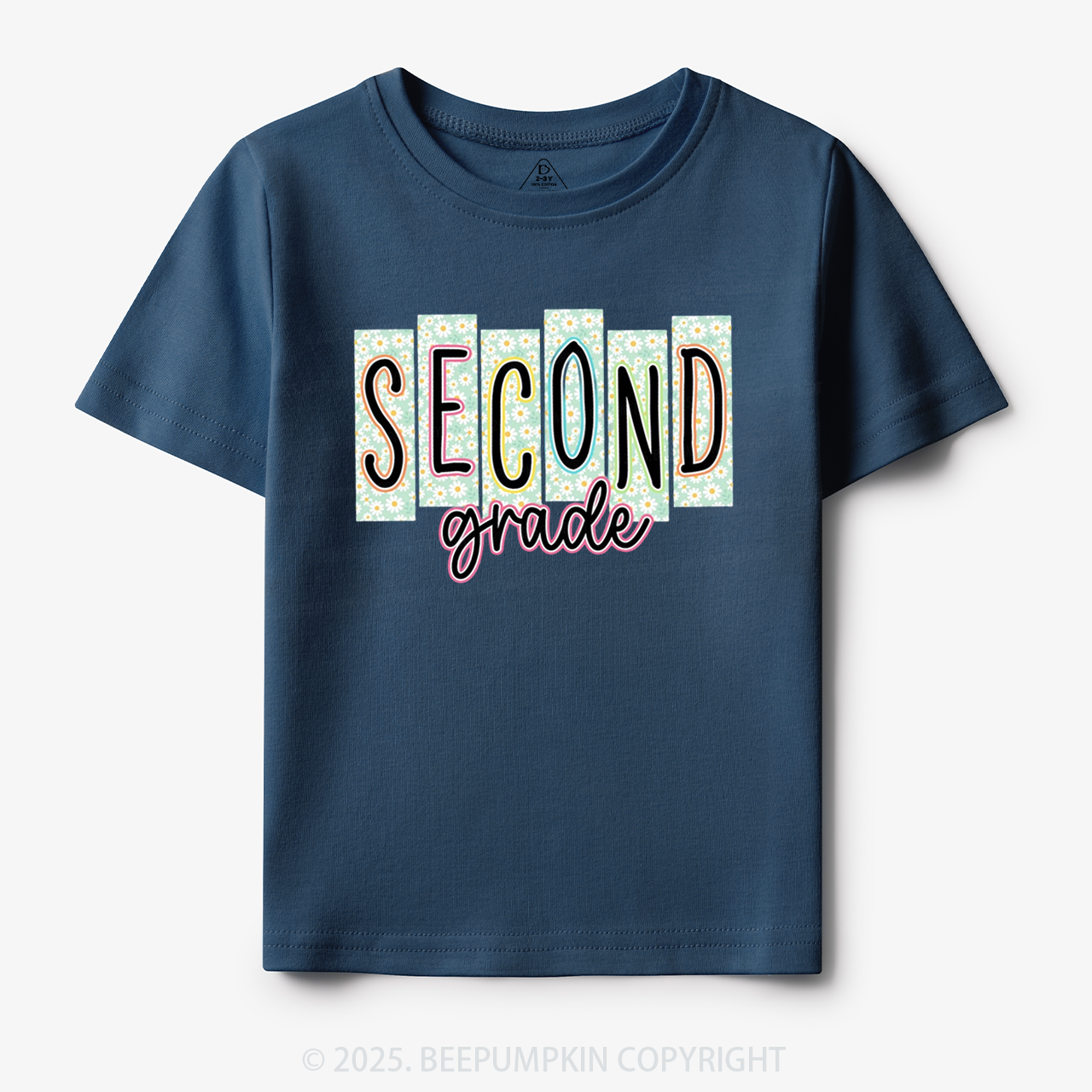 Personalized Floral School Days Toddler&Kid's Tees Beepumpkin