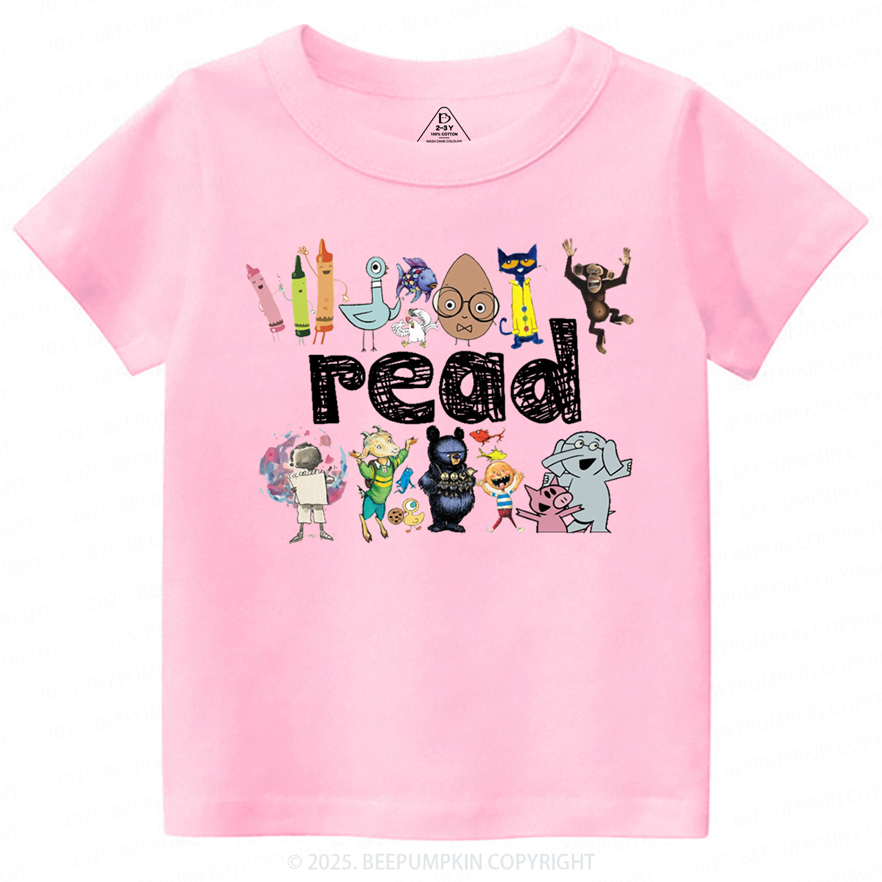 Read Children's Books Toddler&Kid's Tees Beepumpkin