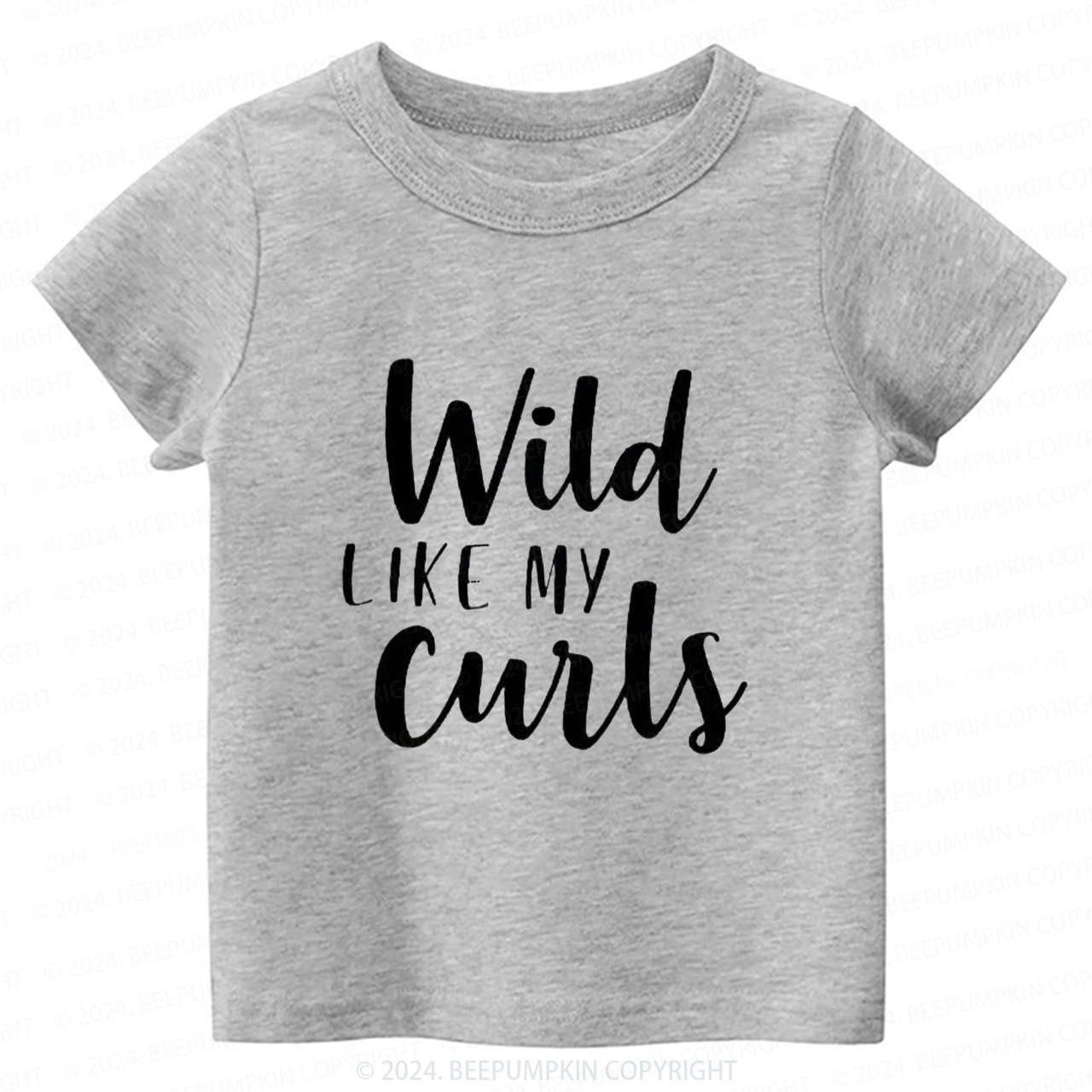 Wild Like My Curls Toddler&Kids Tees 7