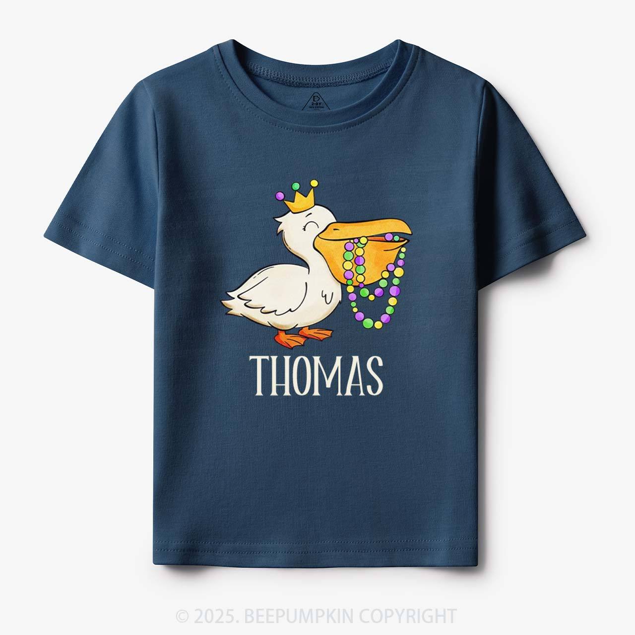 Personalized Louisiana Pelican Toddler&Kid's Tees Beepumpkin