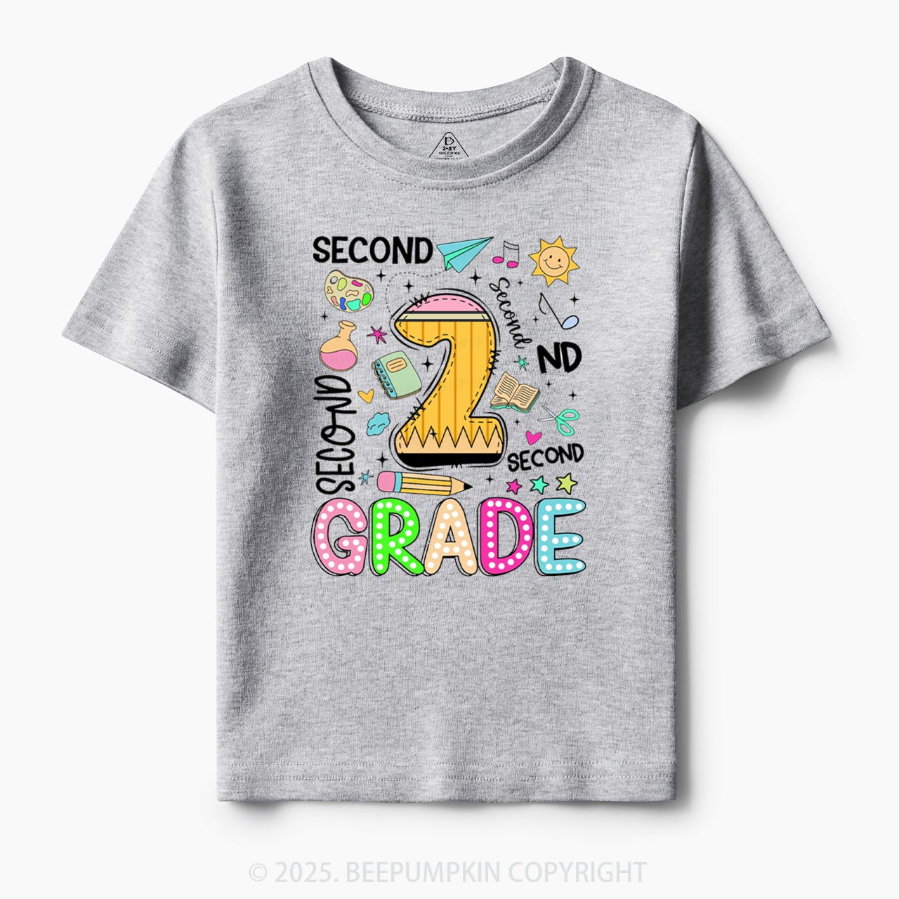 Personalized First Day Of School Toddler&Kid's Tees Beepumpkin