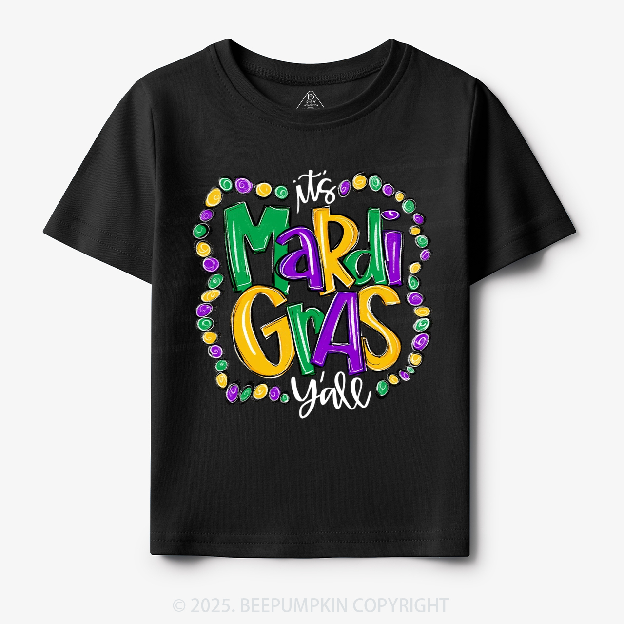 It’s Mardi Gras Y’all! Toddler&Kid's Tees Beepumpkin