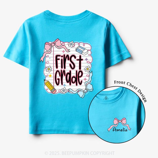 Personalized Back To School Bundle Toddler&Kid's Tees Beepumpkin