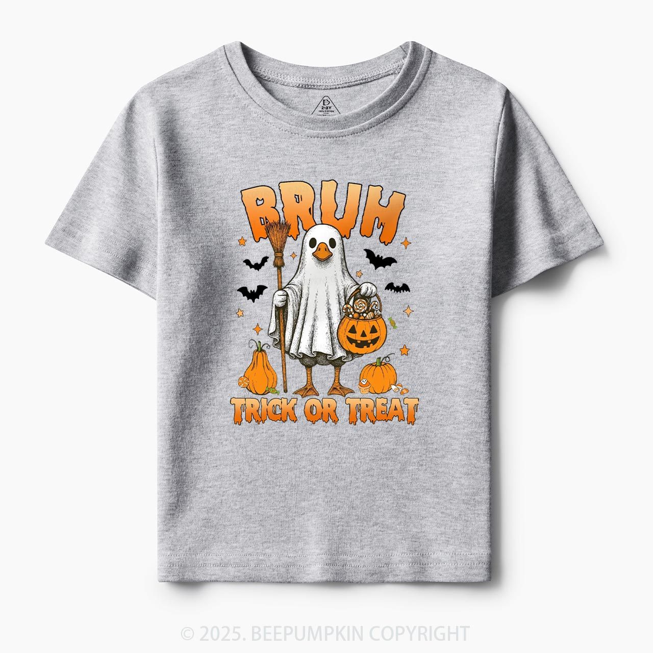 Boo Ghost Goose Bruh Toddler&Kid's Tees Beepumpkin