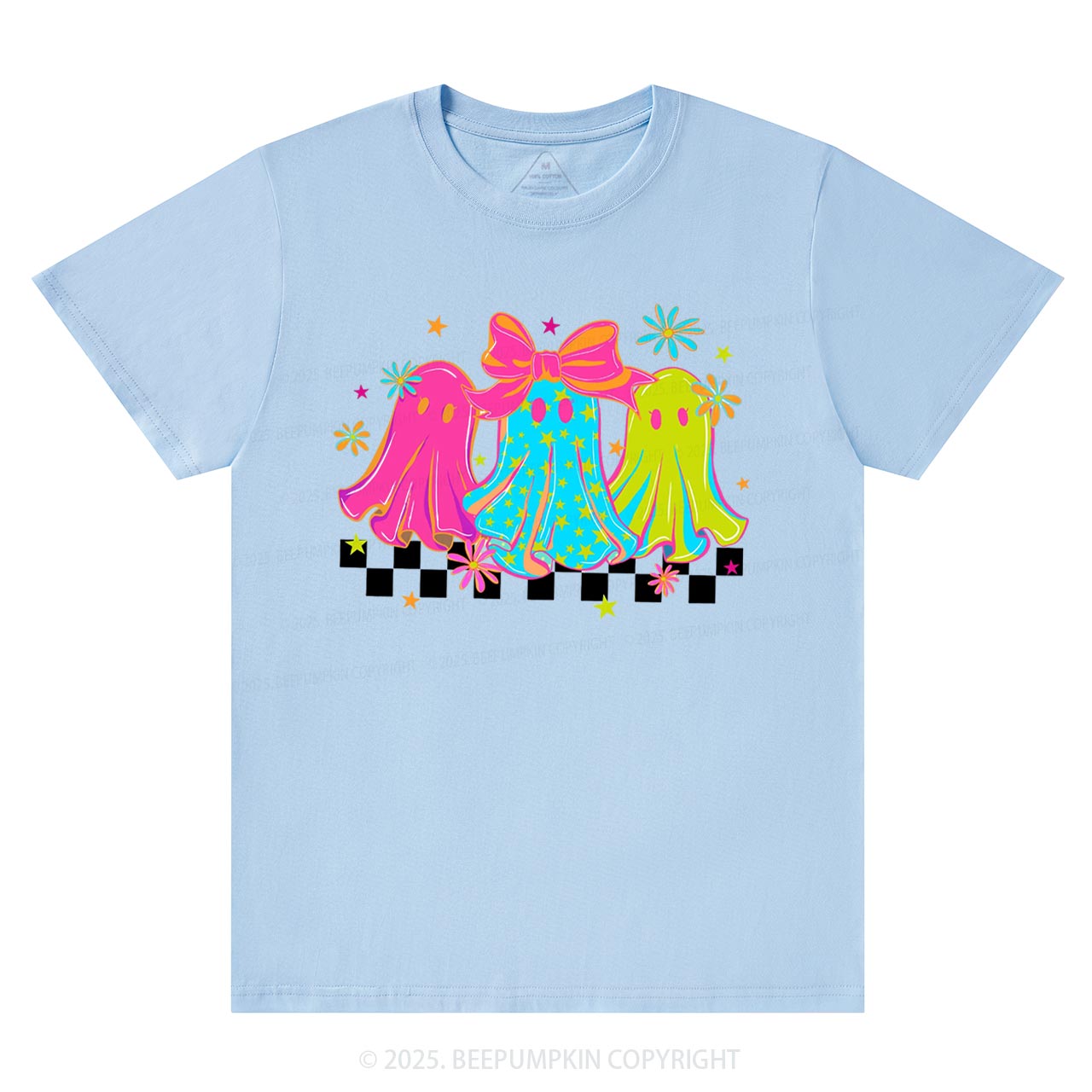 Halloween Ghost Neon T-Shirts Beepumpkin