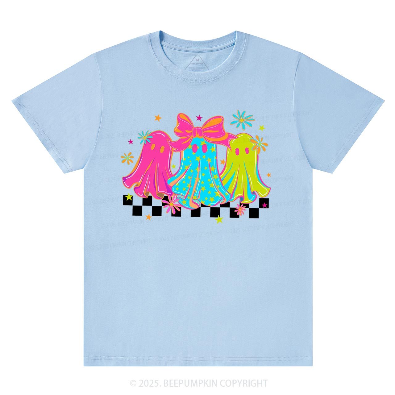 Halloween Ghost Neon T-Shirts Beepumpkin