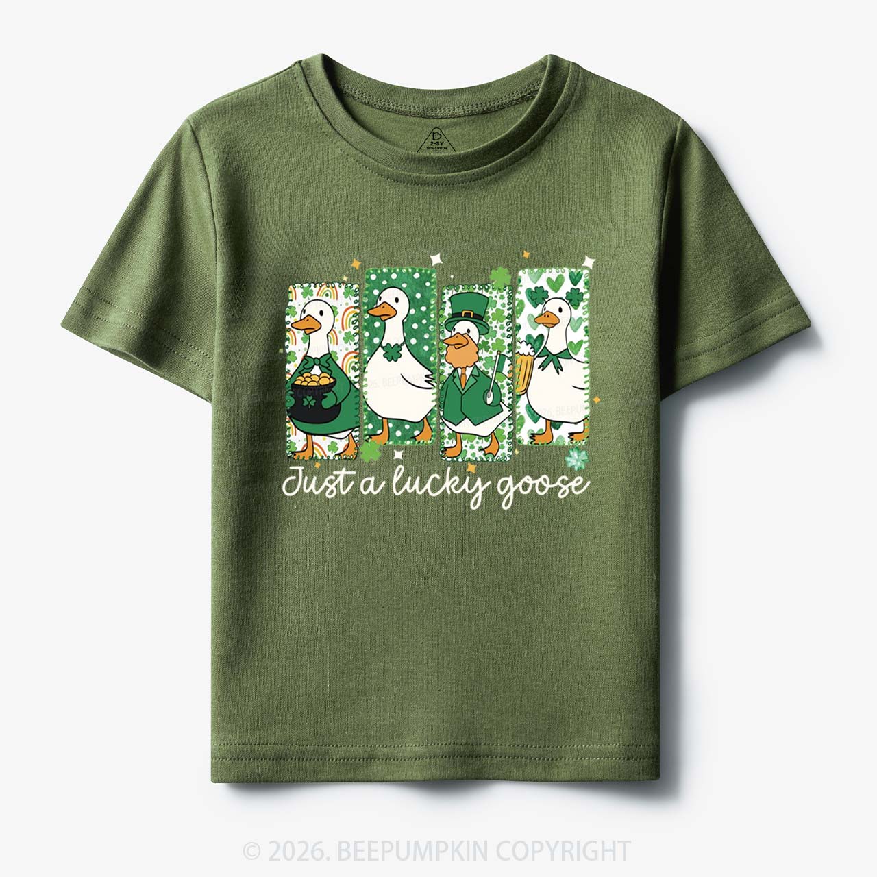 Holiday Goose St Patrick's Day Toddler&Kid's Tees Beepumpkin 7