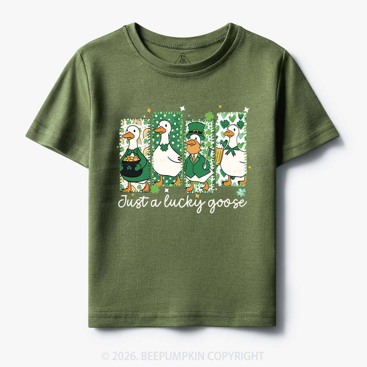 Holiday Goose St Patrick's Day Toddler&Kid's Tees Beepumpkin 7