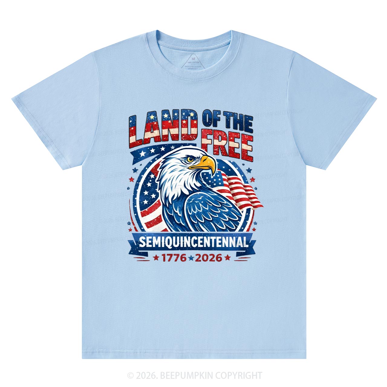 Patriotic Land Of The Free America 250 T-Shirts