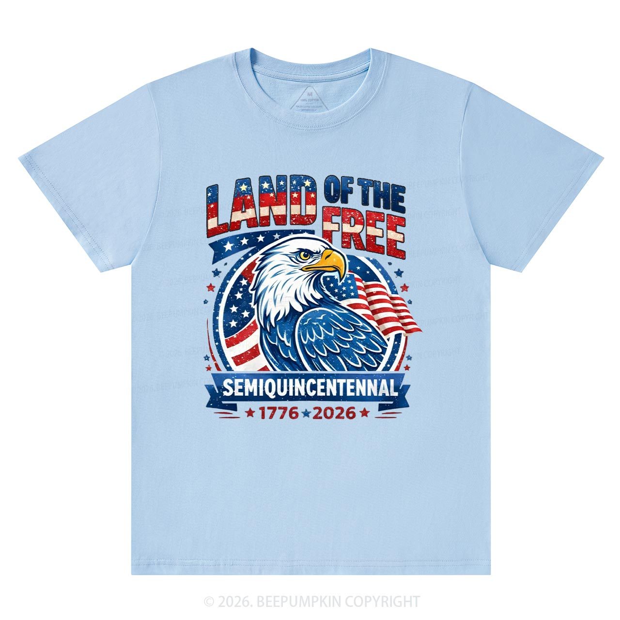 Patriotic Land Of The Free America 250 T-Shirts