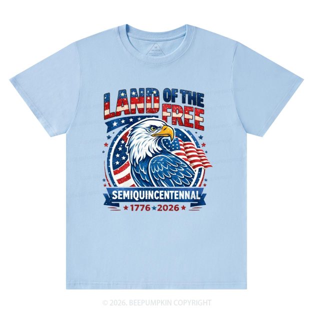 Patriotic Land Of The Free America 250 T-Shirts