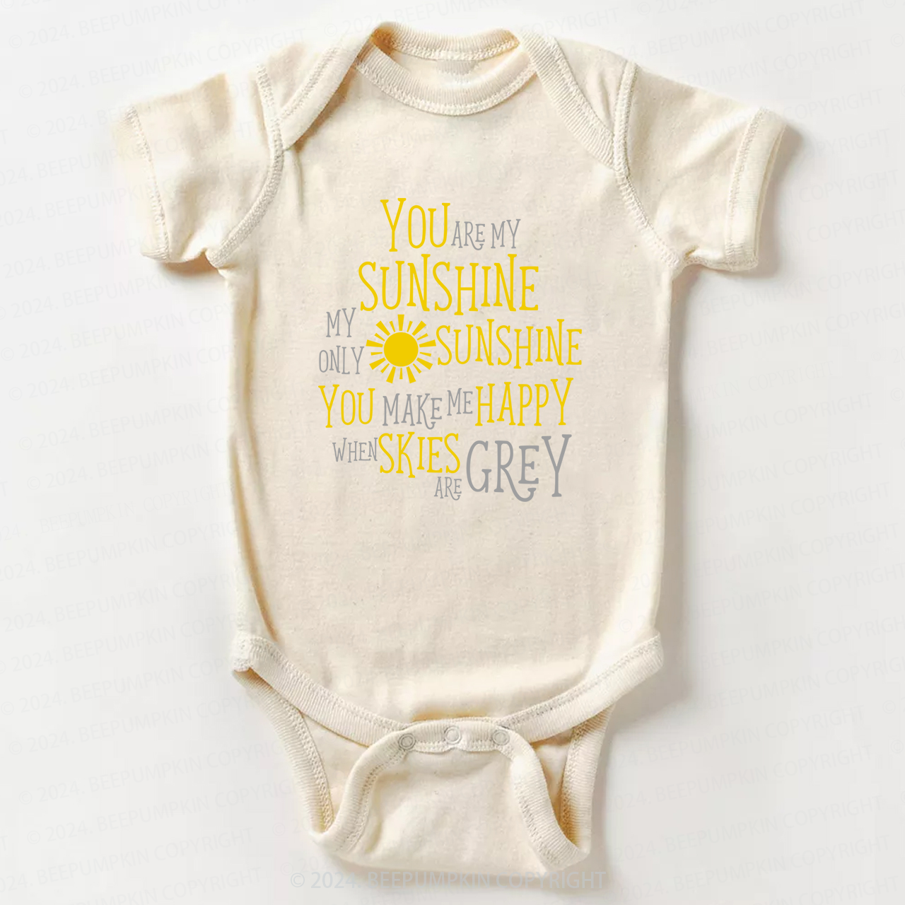 You Are My Sunshine,Baby Bodysuit