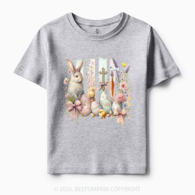 Springtime Faith Bunny Toddler&Kids Tees