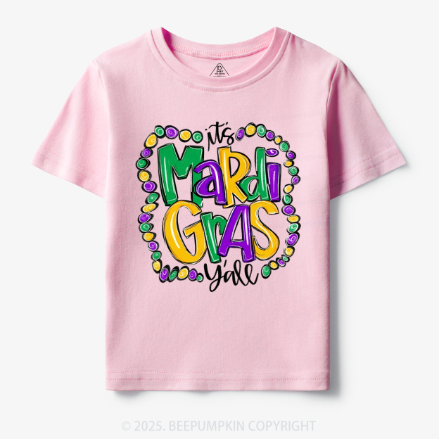 It’s Mardi Gras Y’all! Toddler&Kid's Tees Beepumpkin