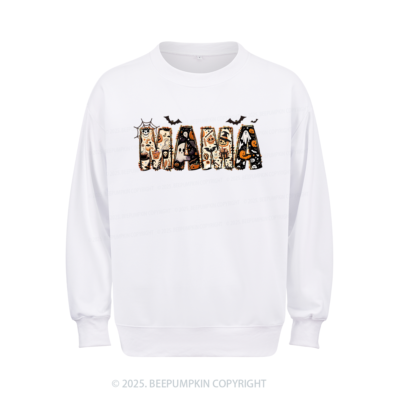 Personalized Halloween Mama Sweatshirt Beepumpkin