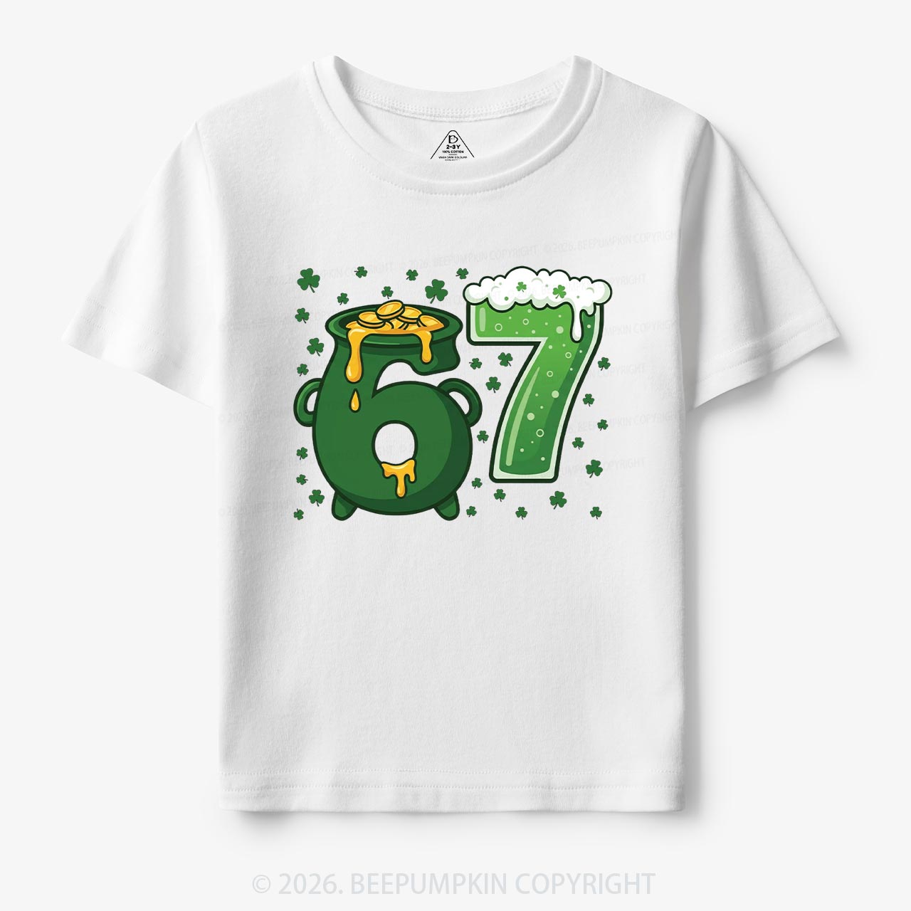 Six Seven St Patrick's Day Toddler&Kid's Tees Beepumpkin