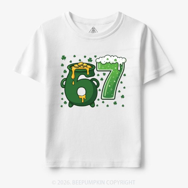 Six Seven St Patrick's Day Toddler&Kid's Tees Beepumpkin