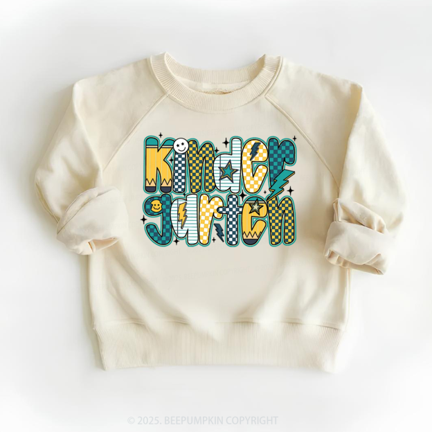 Personalized School Boy Sublimation File Kid's Sweatshirt