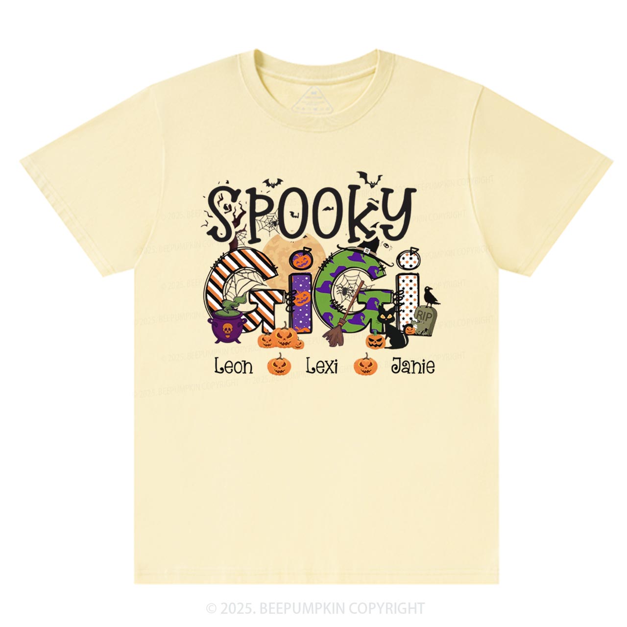 Personalized Spooky Gigi T-Shirts Beepumpkin